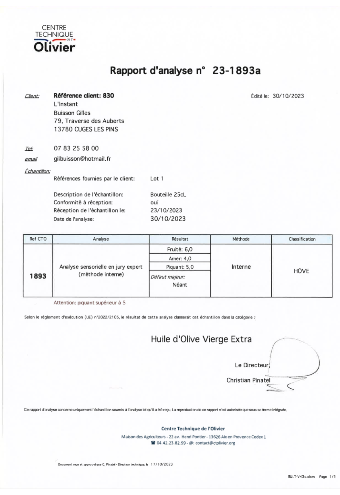 Certificate 21